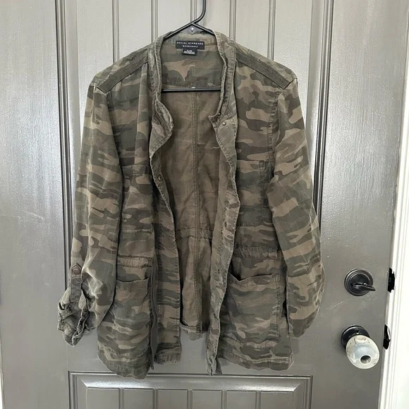 Social Standard by Sanctuary Camo Jacket - Picture 1 of 5